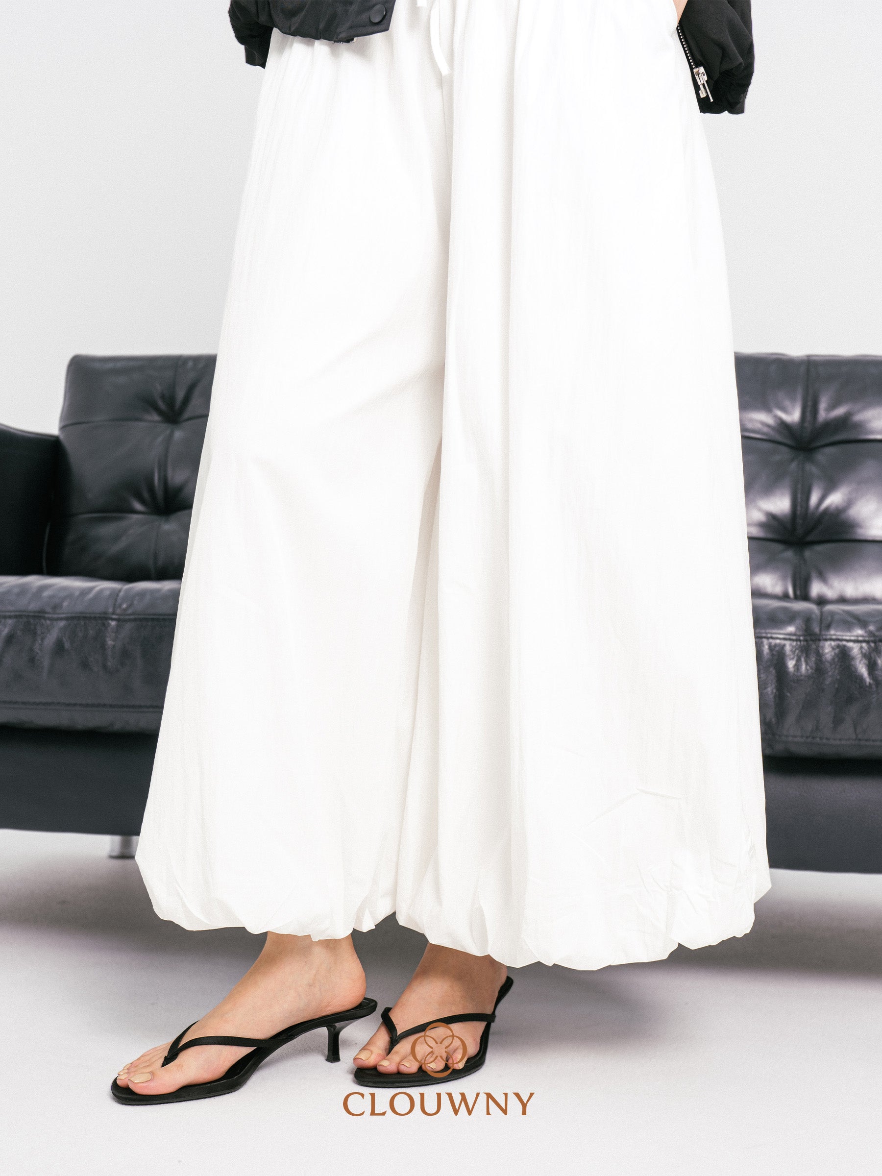 Sasya Ballon Pants - White